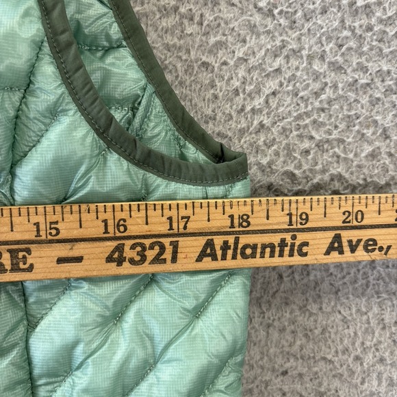 Patagonia Micro Puff Light Puffer Vest Womens Medium Gypsum Green - Picture 5 of 13